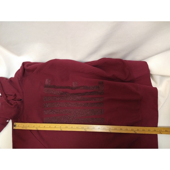 NIKE PULLOVER HOODIE, MAROON, SIZE XL, LONG SLEEVE, DRI FIT, EASY CARE - Picture 9 of 11
